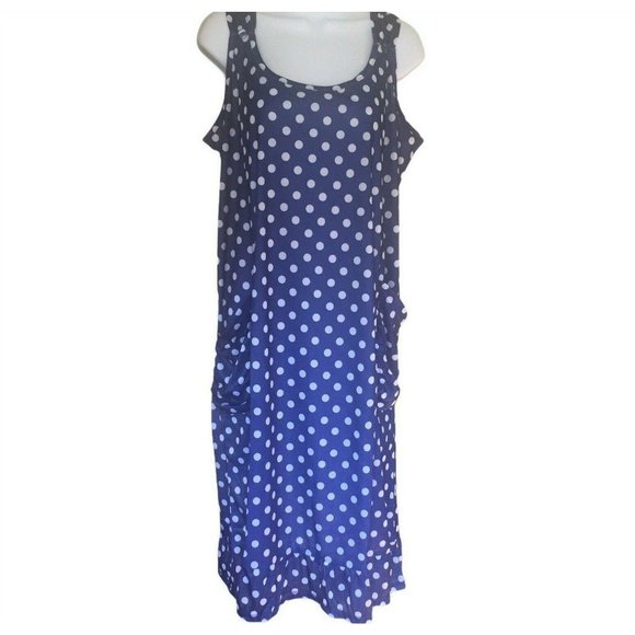 Anthony Richards Other - ANTHONY RICHARDS Navy/White Polka Dots Flounced He
